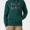 MC2 Saint Barth Man Green Hoodie With Saint Barth Patch 2 MC2 Saint Barth Man Green Hoodie With Saint Barth Patch -MC2 Saint Barth Shop patch st barth hoodie man 1