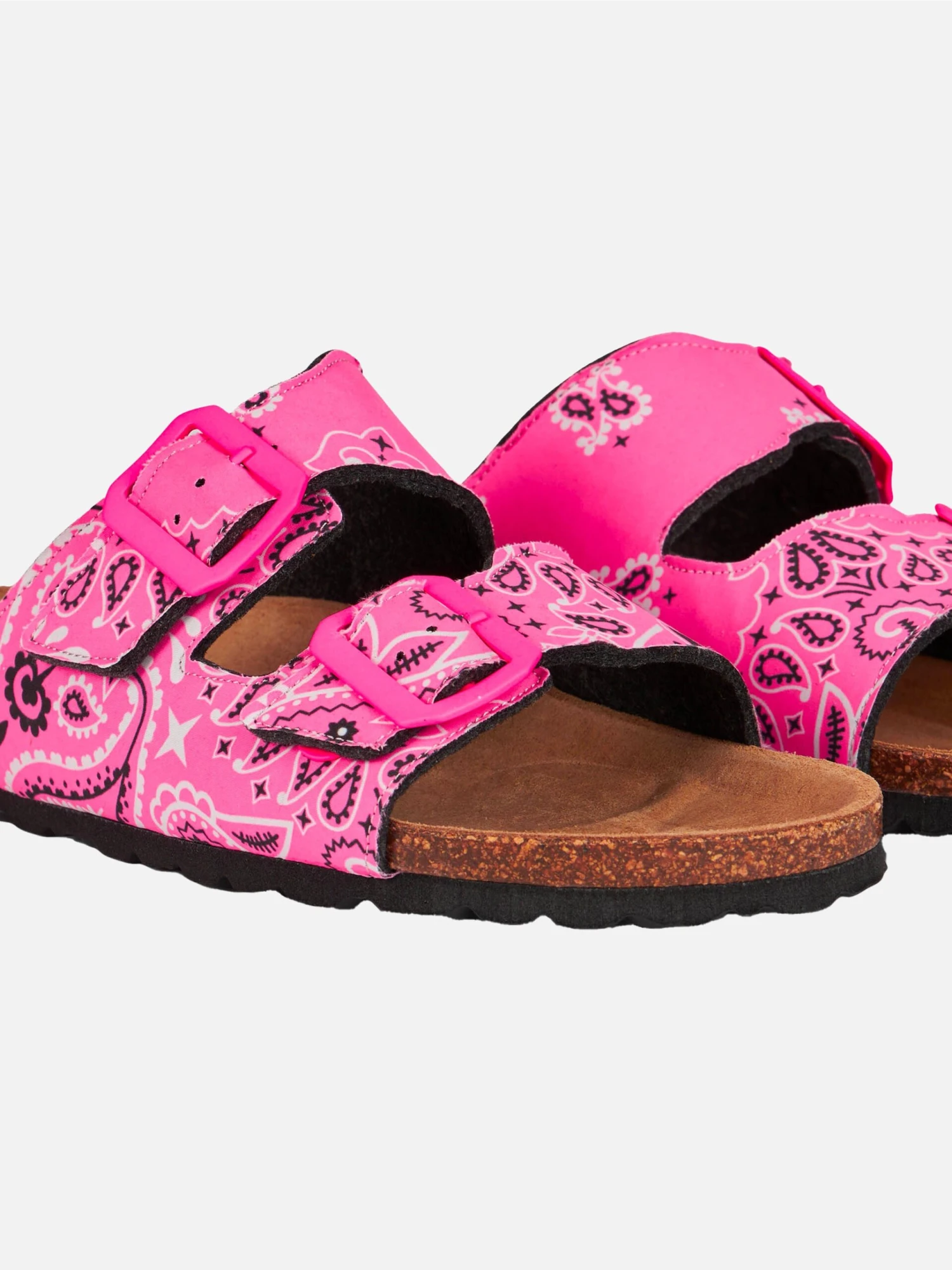 MC2 Saint Barth Woman Sandals With Pink Bandanna Print 4 MC2 Saint Barth Woman Sandals With Pink Bandanna Print - Image 2
