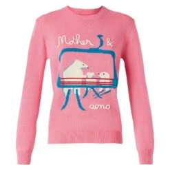 MC2 Saint Barth Woman Sweater With Bears Embroidery -MC2 Saint Barth Shop pink bears sweater woman 04d25f34 6d33 4805 aeb0 c7349aea9afa