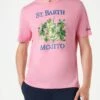 MC2 Saint Barth Man Cotton T-shirt With St. Barth Mojito Print -MC2 Saint Barth Shop pink tshirt mojito man 2