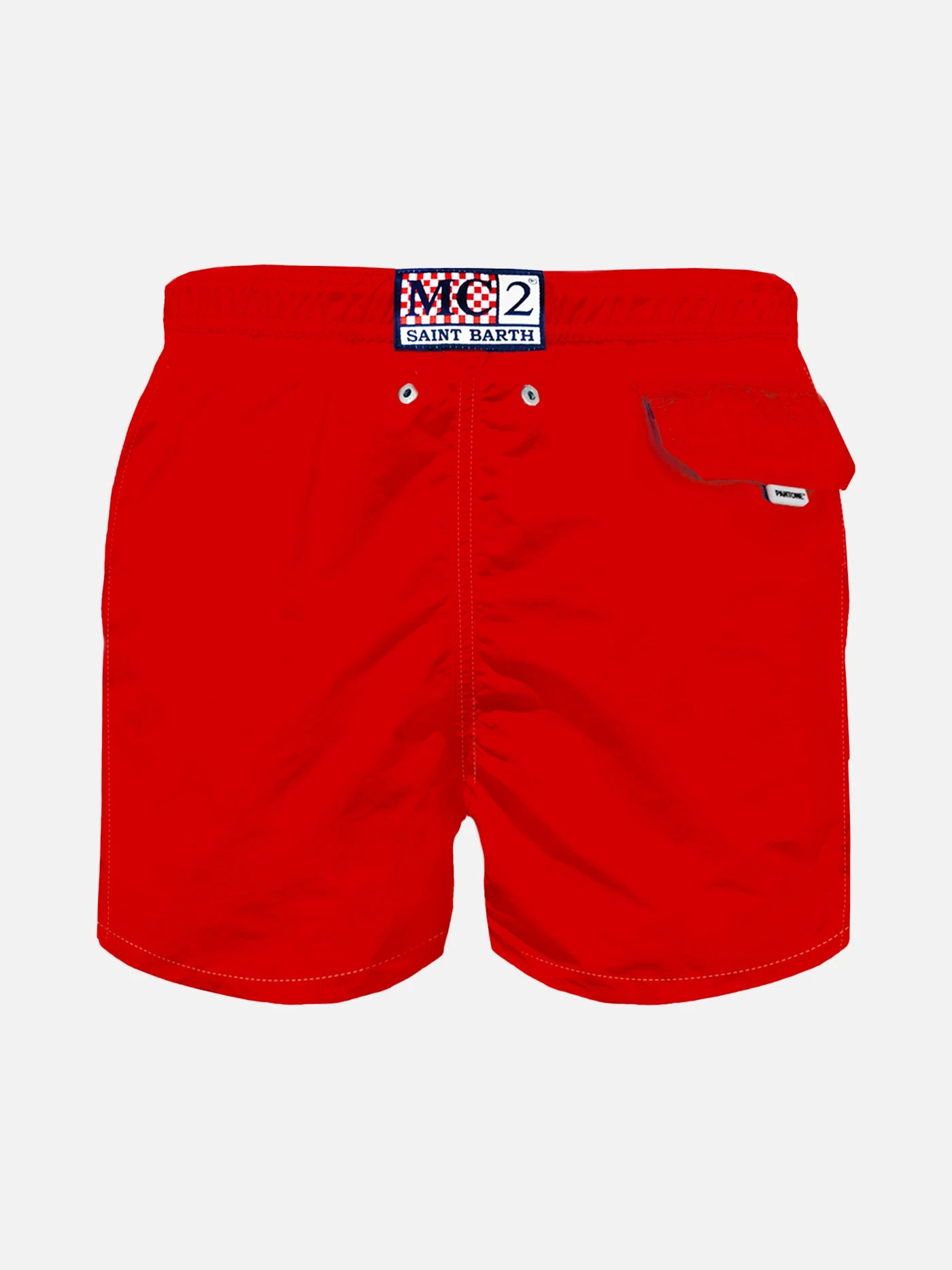 Red Light Fabric Boy Swim Shorts | Pantone® Special Edition 4 Red Light Fabric Boy Swim Shorts | Pantone® Special Edition - Image 2