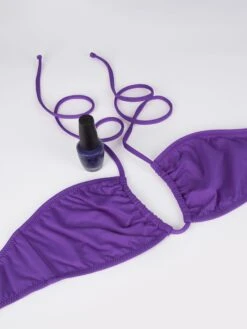 MC2 Saint Barth Woman Purple Bandeau Bikini -MC2 Saint Barth Shop purple bikini opi nailpolish bf312b48 6379 48c5 b194 1860b3806c6a