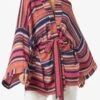 Multicolor Violet Knitted Kimono -MC2 Saint Barth Shop purple knitted caftan 2