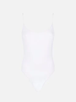 Ribbed One Piece Swimsuit