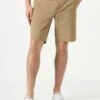 Man Beige Ripstop Fabric Bermuda -MC2 Saint Barth Shop ripstop beige bermuda swimshorts 1