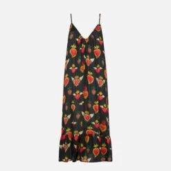 Secret Heart Print Gown With Shoulder Straps -MC2 Saint Barth Shop sacred heart slip dress 4