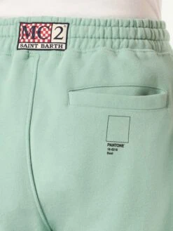 Light Green Track Pants | Pantone® Special Edition 9 Light Green Track Pants | Pantone® Special Edition -MC2 Saint Barth Shop sage green track pants 3