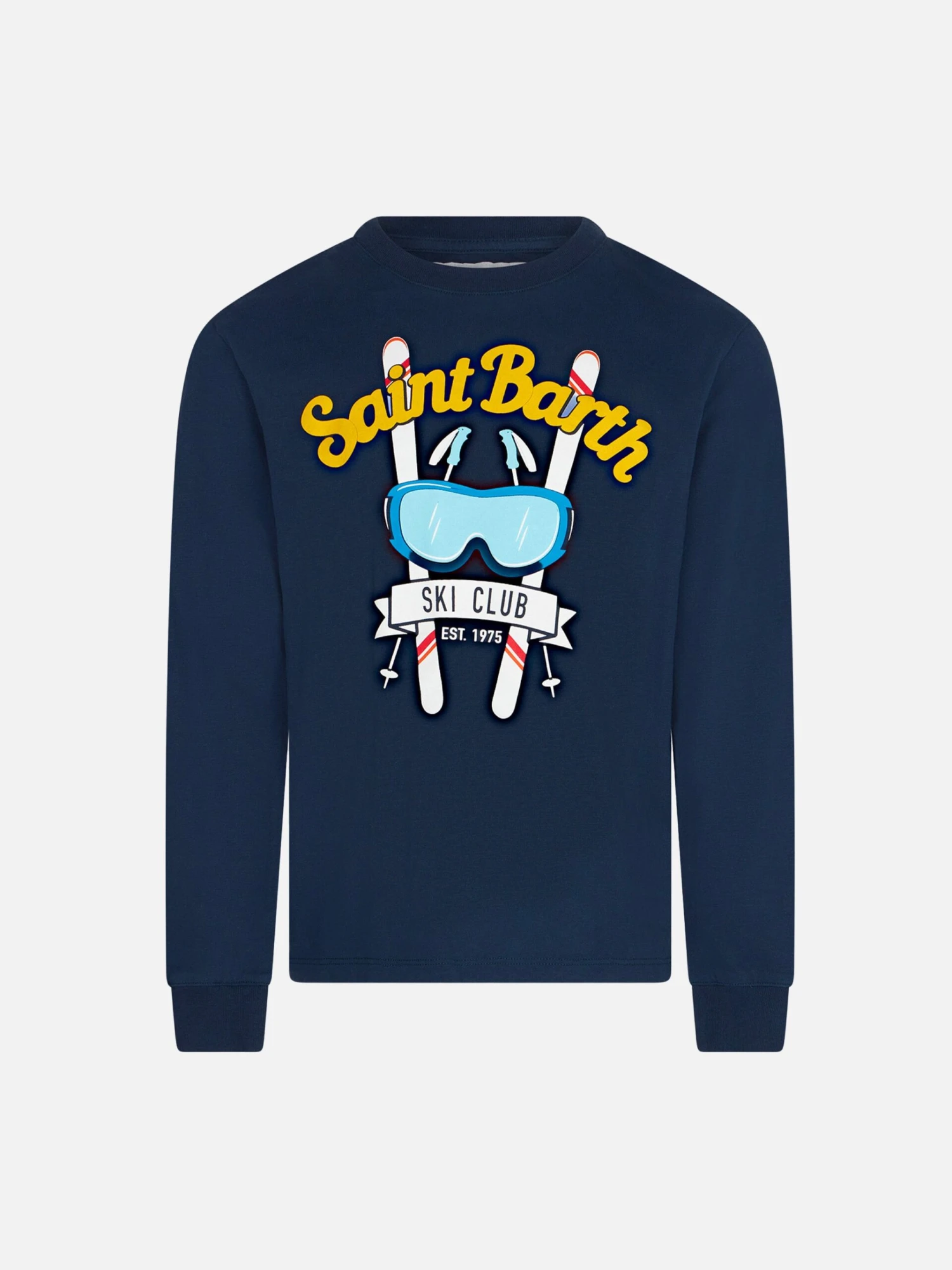 MC2 Saint Barth Boy Navy Blue T-shirt With Print 3 MC2 Saint Barth Boy Navy Blue T-shirt With Print