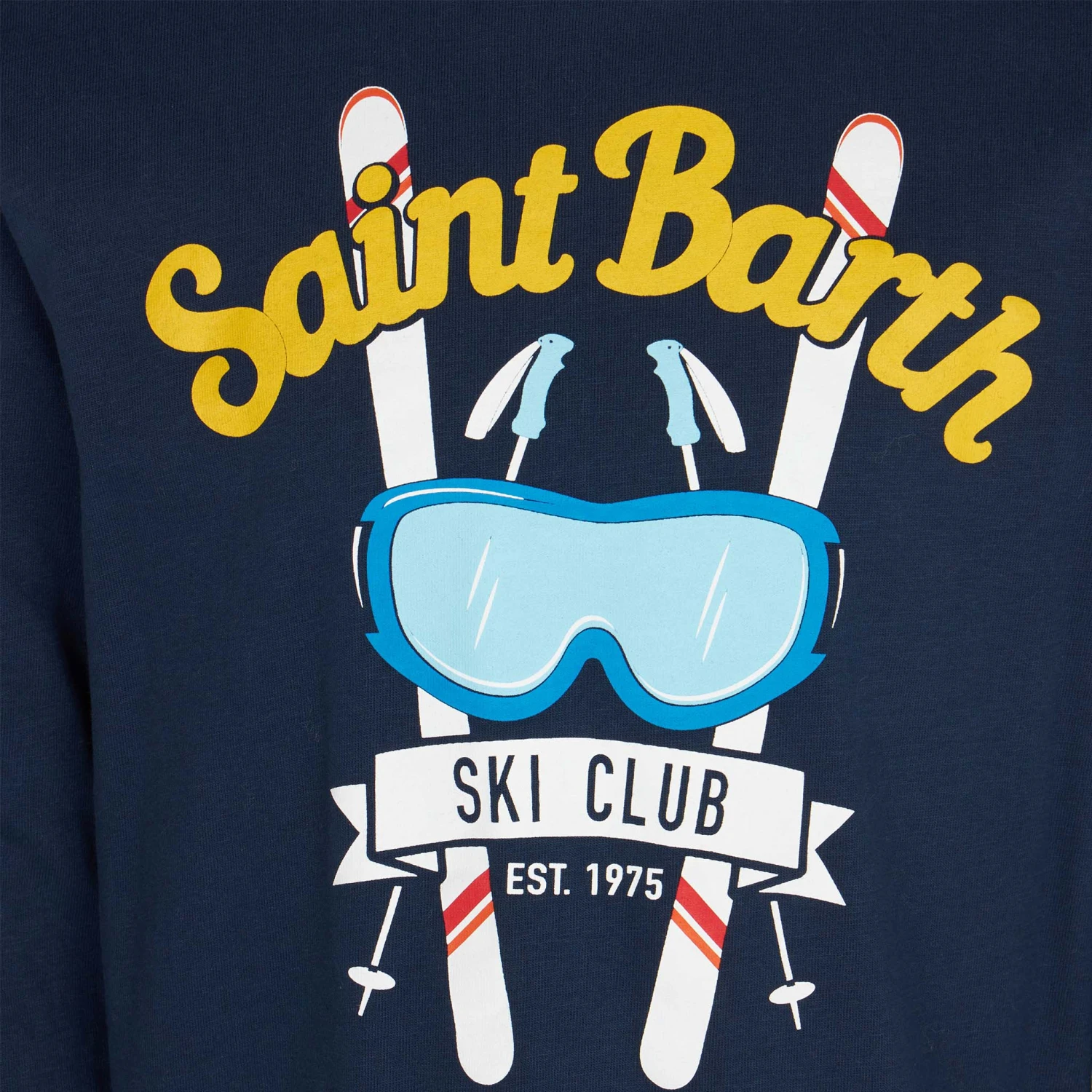MC2 Saint Barth Boy Navy Blue T-shirt With Print 4 MC2 Saint Barth Boy Navy Blue T-shirt With Print - Image 2