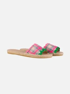 MC2 Saint Barth Woman Espadrilla With Multicolor Tweed