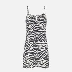 MC2 Saint Barth Zebra Print Short Dress 9 MC2 Saint Barth Zebra Print Short Dress -MC2 Saint Barth Shop satin slip dress zebra 4