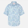 MC2 Saint Barth Boy Shirt With Light Blue Sharks All Over Print -MC2 Saint Barth Shop shark cotton shirt boy 1 de91d97a 98b1 411f afec 3d58c1679c65