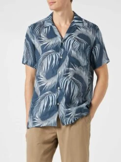 MC2 Saint Barth Man Shirt With Leaf Print