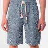 Striped Denim Color Linen Bermuda Shorts -MC2 Saint Barth Shop shortpants man12 1
