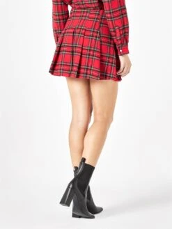 MC2 Saint Barth Woman Flannel Skirt 9 MC2 Saint Barth Woman Flannel Skirt -MC2 Saint Barth Shop skirt woman tartan red 2
