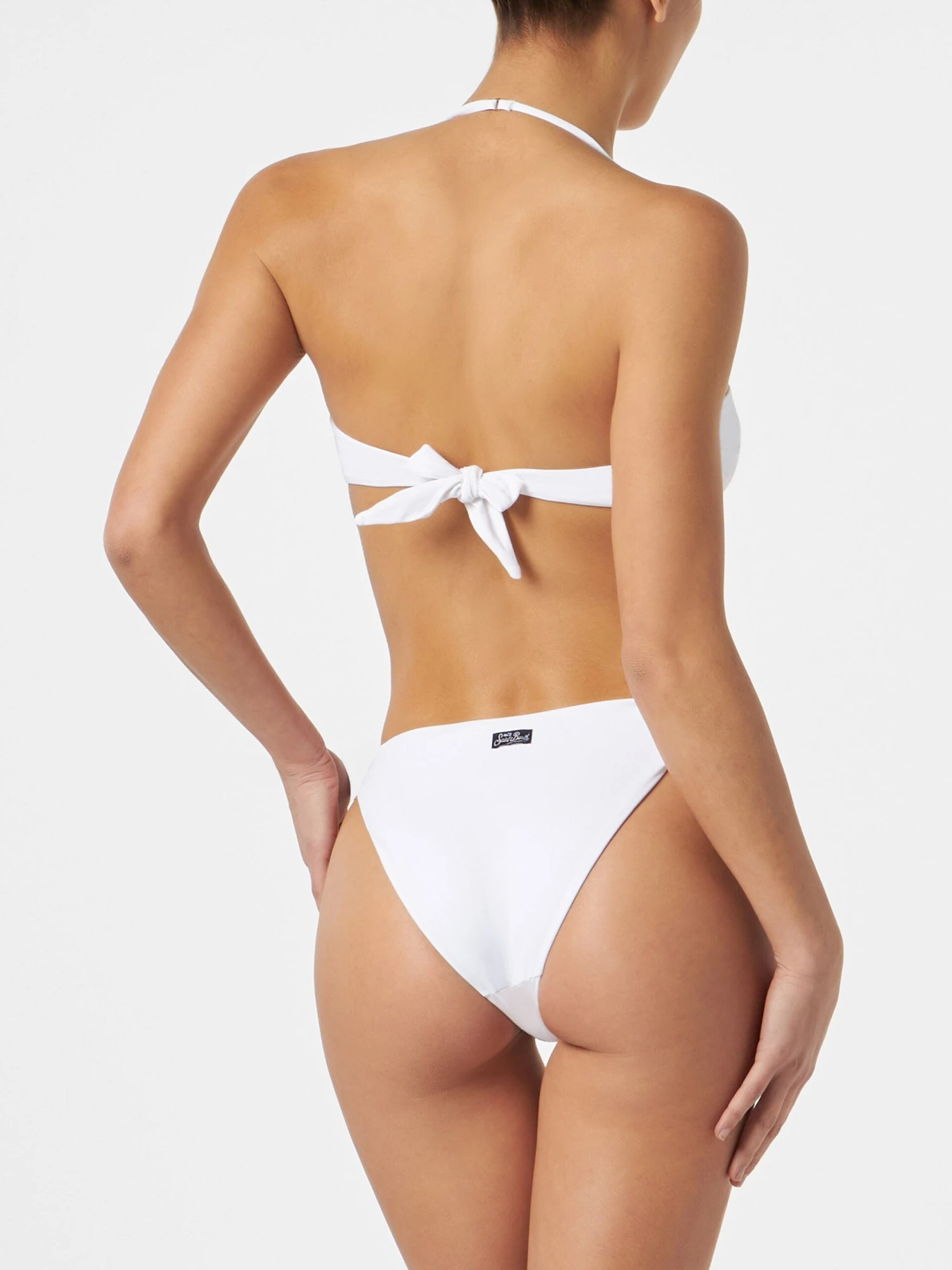 MC2 Saint Barth Woman White Bandeau Bikini 4 MC2 Saint Barth Woman White Bandeau Bikini - Image 2