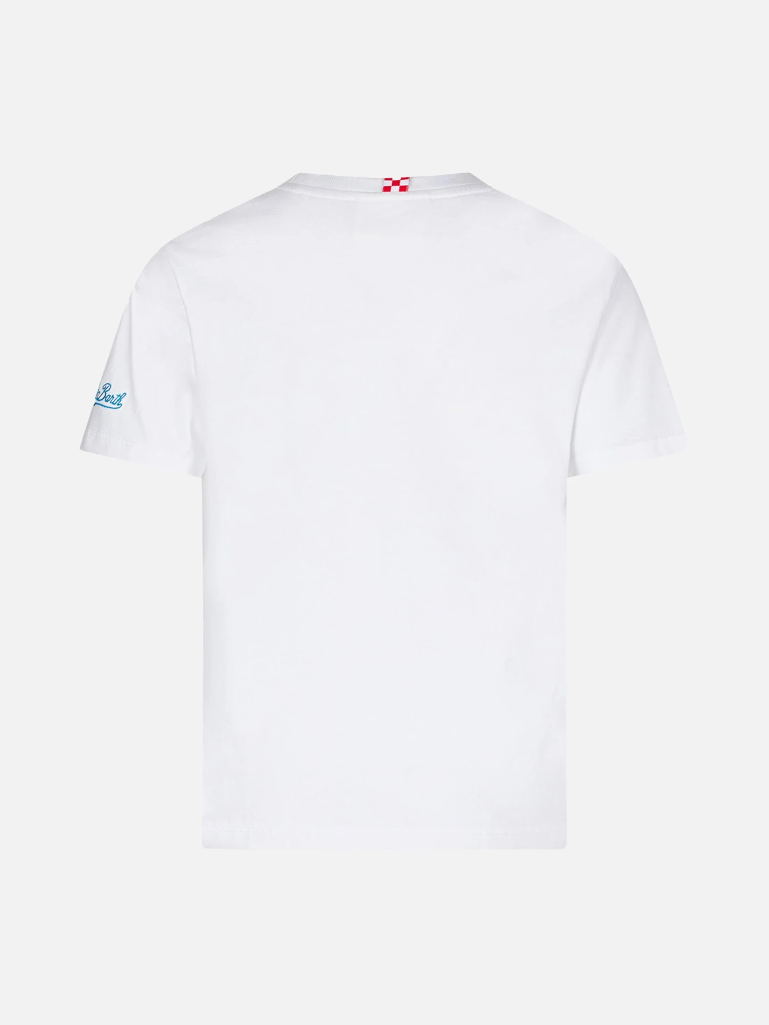 MC2 Saint Barth Boy Cotton T-shirt With St. Barth Padel Club Print 5 MC2 Saint Barth Boy Cotton T-shirt With St. Barth Padel Club Print - Image 3