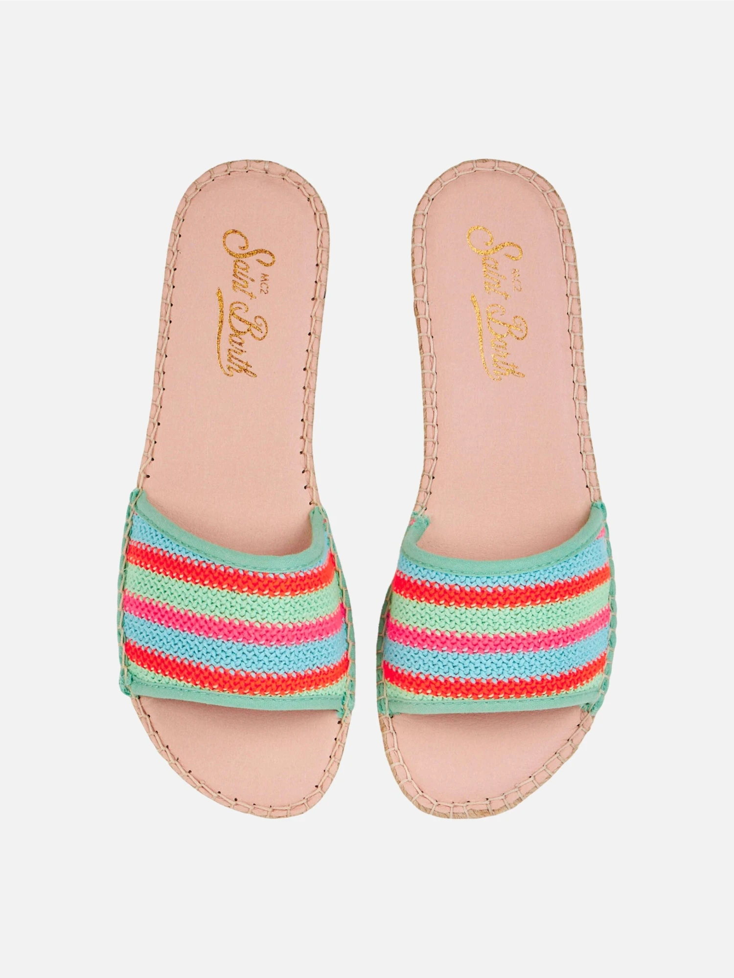 MC2 Saint Barth Woman Espadrillas With Crochet Stripes 5 MC2 Saint Barth Woman Espadrillas With Crochet Stripes - Image 3