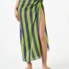 MC2 Saint Barth Cotton Pareo With Striped Print