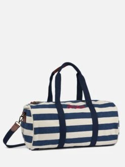 MC2 Saint Barth Travel Duffel Bag With Blue Stripes -MC2 Saint Barth Shop striped travel duffel bag 3