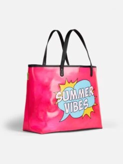 Summer Vibes Transparent Pvc Bag -MC2 Saint Barth Shop summer vibes las vegas bag 3