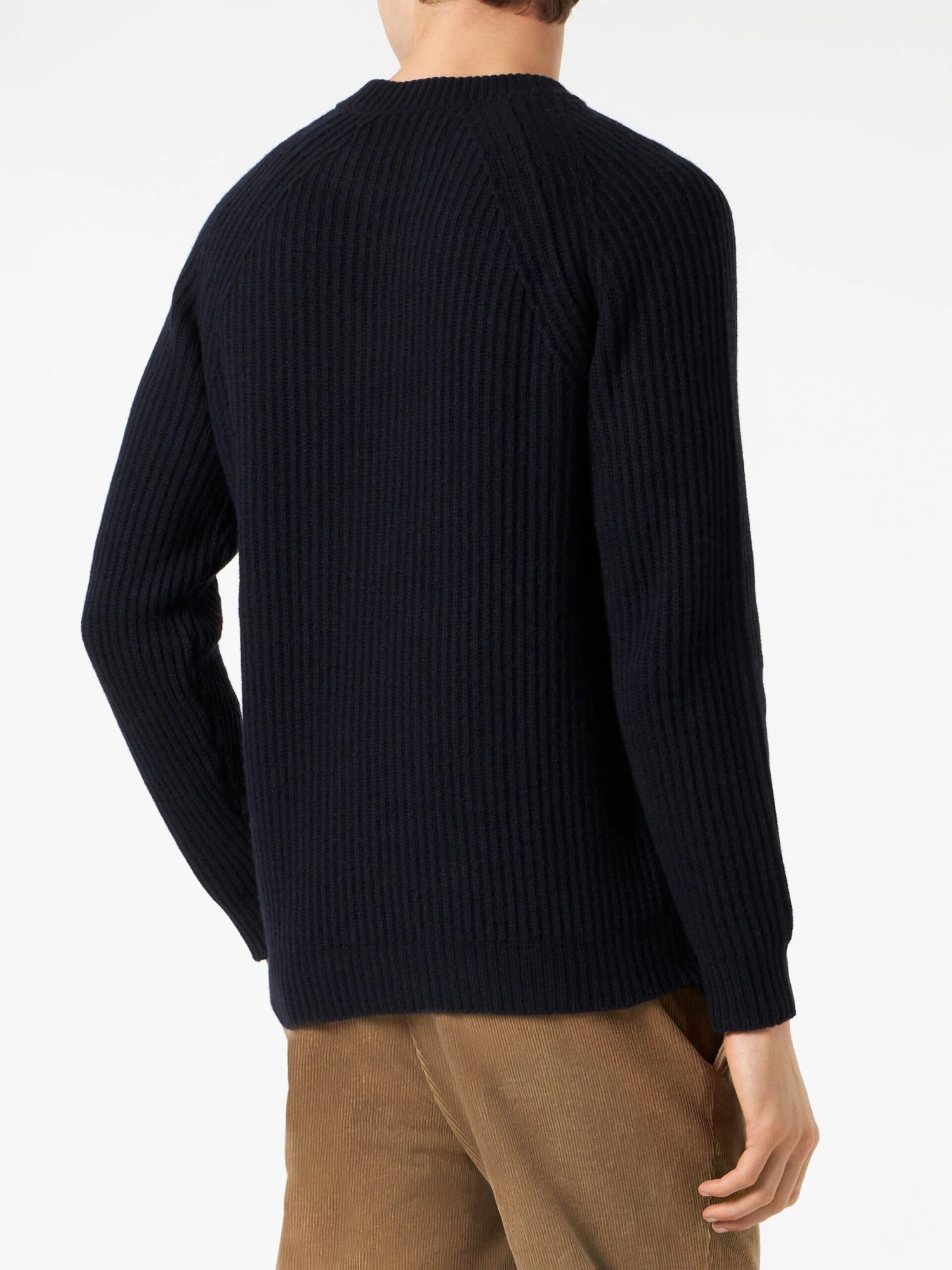 MC2 Saint Barth Ribbed Blue Sweater 5 MC2 Saint Barth Ribbed Blue Sweater - Image 3