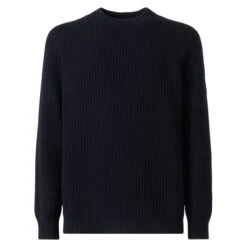 MC2 Saint Barth Ribbed Blue Sweater 9 MC2 Saint Barth Ribbed Blue Sweater -MC2 Saint Barth Shop sweater man blue patch 4