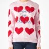 MC2 Saint Barth Woman Sweater With Heart Print