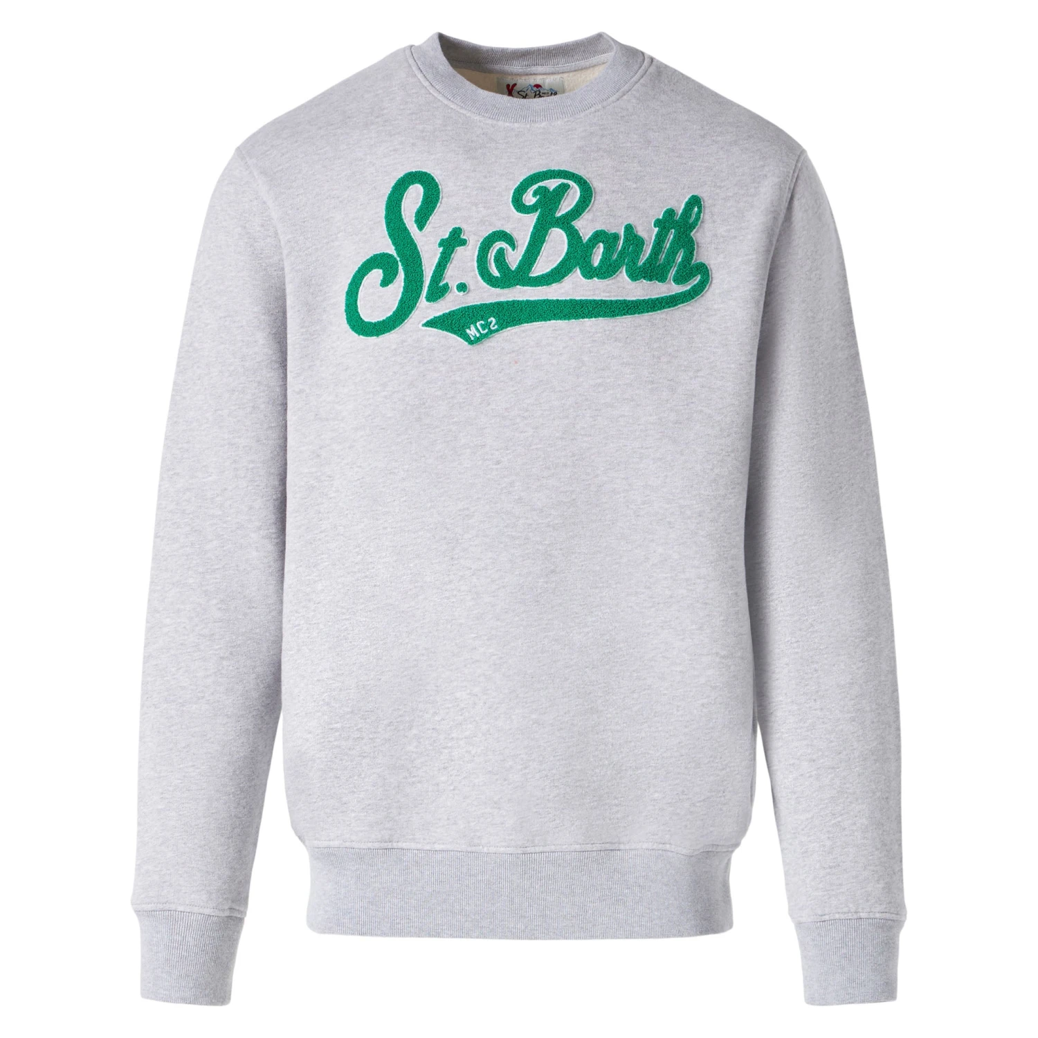 MC2 Saint Barth Man Crewneck Sweatshirt With Terry Logo 6 MC2 Saint Barth Man Crewneck Sweatshirt With Terry Logo - Image 4
