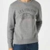 MC2 Saint Barth Cotton Sweatshirt With Les Italiens Print 1 MC2 Saint Barth Cotton Sweatshirt With Les Italiens Print -MC2 Saint Barth Shop sweatshirt man grey longsleeved 2
