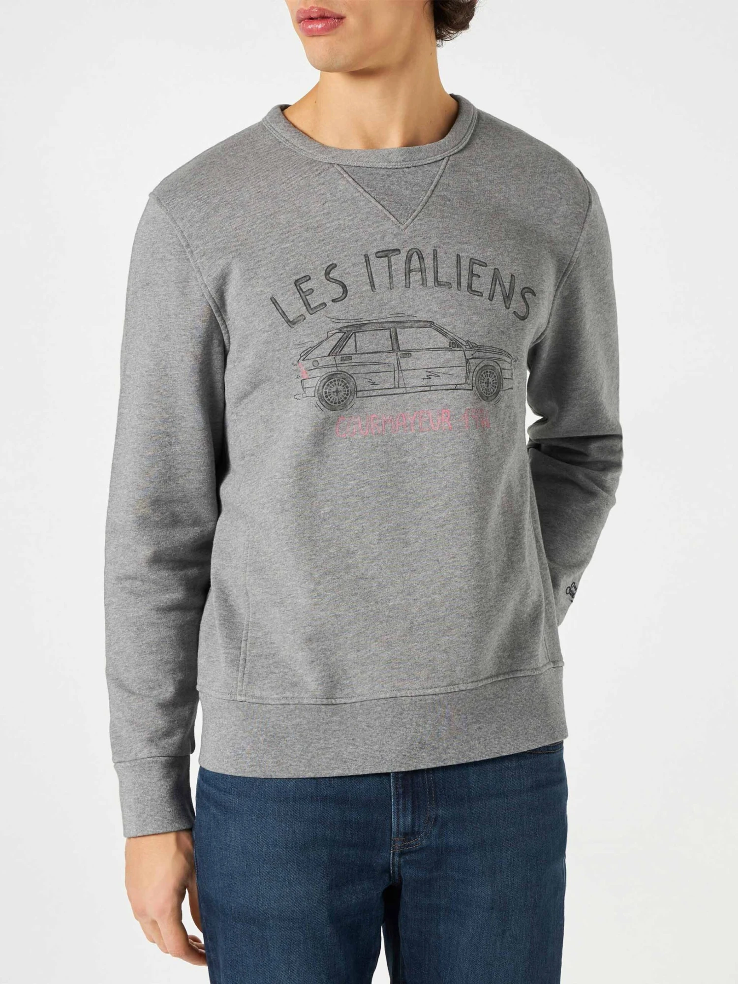 MC2 Saint Barth Cotton Sweatshirt With Les Italiens Print 3 MC2 Saint Barth Cotton Sweatshirt With Les Italiens Print