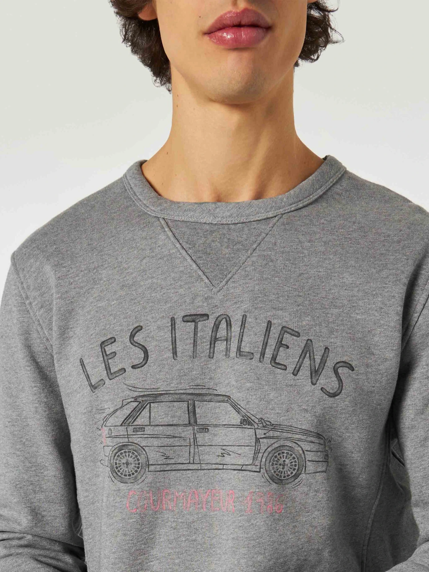 MC2 Saint Barth Cotton Sweatshirt With Les Italiens Print 4 MC2 Saint Barth Cotton Sweatshirt With Les Italiens Print - Image 2