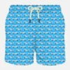 Cars Micro Print Light Fabric Swim Shorts 2 Cars Micro Print Light Fabric Swim Shorts -MC2 Saint Barth Shop swimshort cars light blue saint barth 2 1