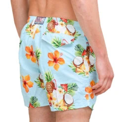 Light Fabric Man Swim Shorts Coconut And Pineapple Print 7 Light Fabric Man Swim Shorts Coconut And Pineapple Print -MC2 Saint Barth Shop swimshort coconut fruit tropical