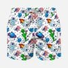 Space Print Boy Swim Shorts
