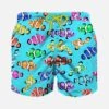 MC2 Saint Barth Boy Swim Shorts With Multicolor Clownfish Print