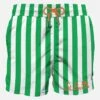Greenmid-length Swim Shorts Withembroidery -MC2 Saint Barth Shop swimshorts man macro 73