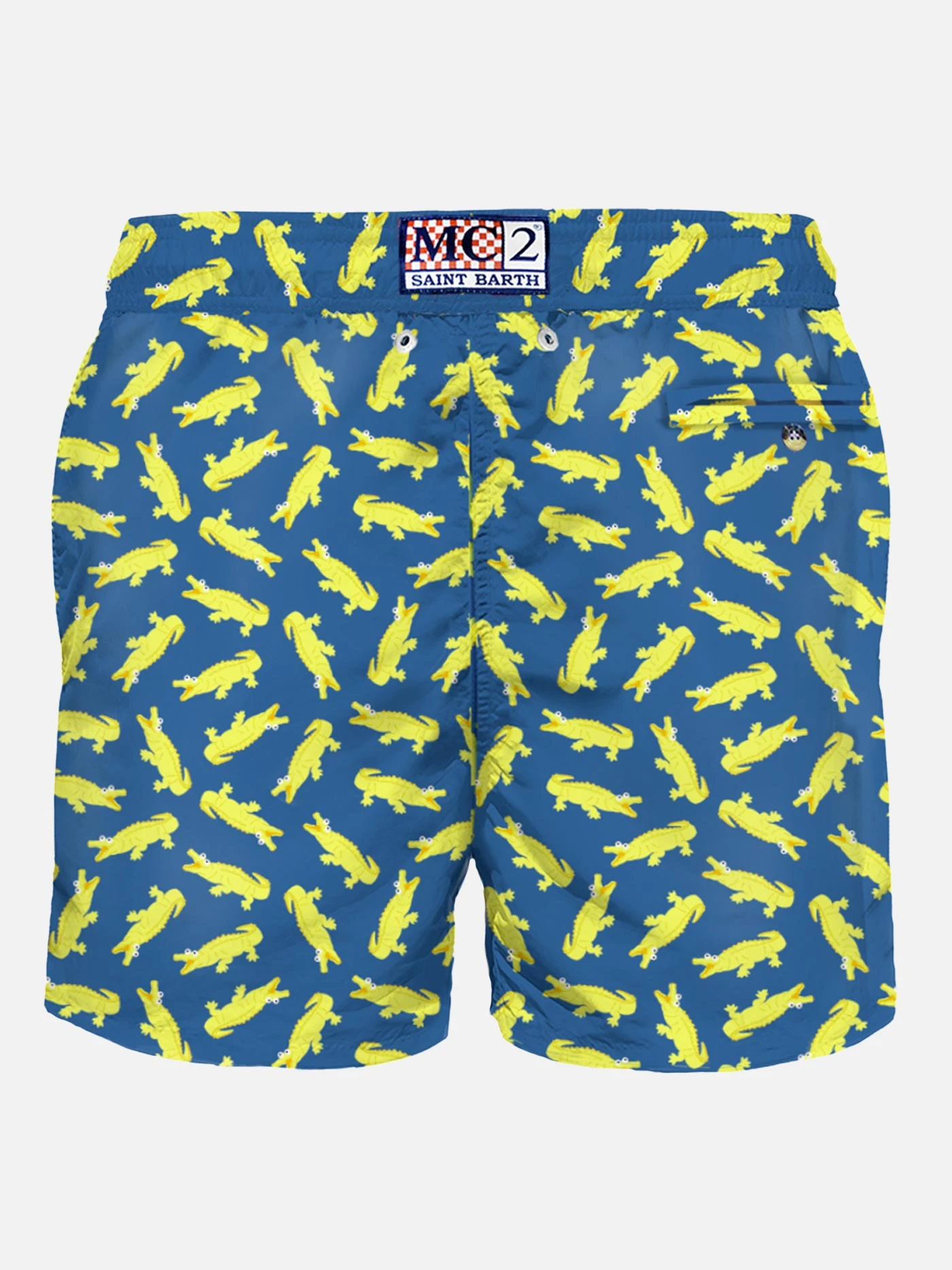 MC2 Saint Barth Man Swim Shorts With Crocodile Print 4 MC2 Saint Barth Man Swim Shorts With Crocodile Print - Image 2