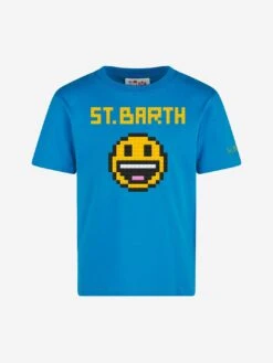 MC2 Saint Barth Boy Cotton T-shirt With Print