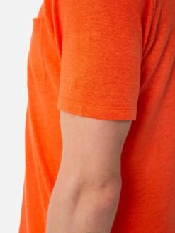 MC2 Saint Barth Man Orange Linen Jersey T-shirt -MC2 Saint Barth Shop t shirt linen orange 3 78a94a24 e210 4b74 9a50 d4e85612c588