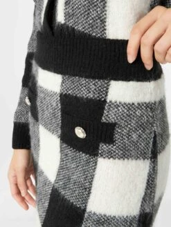 MC2 Saint Barth Woman Skirt With Jewel Buttons -MC2 Saint Barth Shop tartan woman skirt white 5