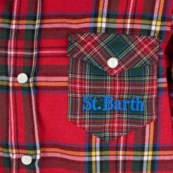 MC2 Saint Barth Boy Shirt With Tartan Print 7 MC2 Saint Barth Boy Shirt With Tartan Print -MC2 Saint Barth Shop tartan wooly shirt boy 3
