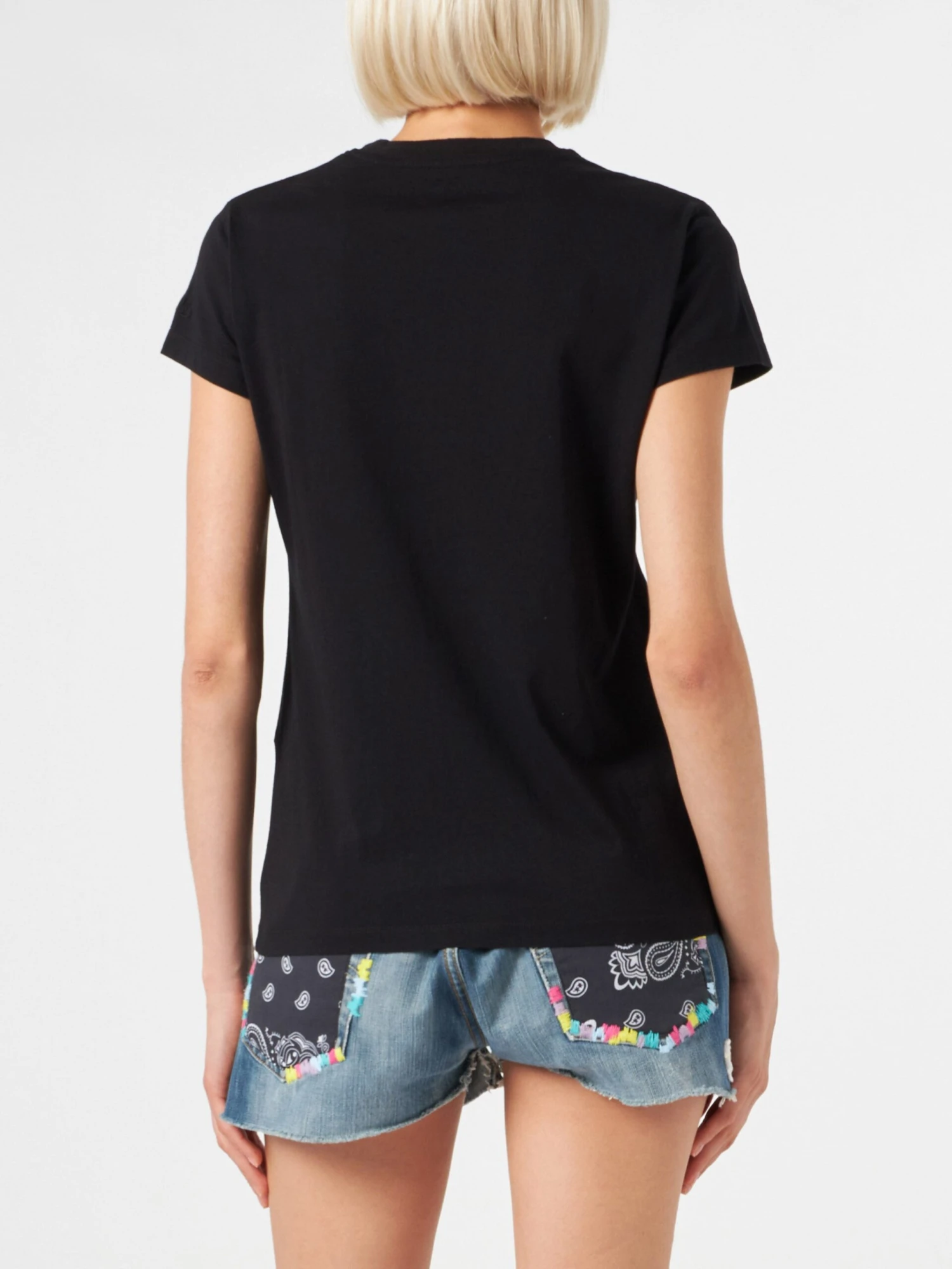 MC2 Saint Barth Woman Cotton T-shirt With Embroidery 5 MC2 Saint Barth Woman Cotton T-shirt With Embroidery - Image 3