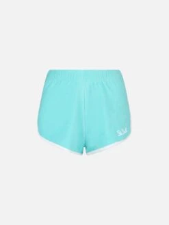 MC2 Saint Barth Woman Water Green Terry Shorts With Piping | MELISSA SATTA SPECIAL EDITION -MC2 Saint Barth Shop terry shorts melissa satta 784ca59c b1da 48e5 aacd fe4ae3089133