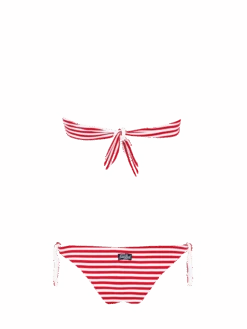 Striped Bikini Draped Bandeau -MC2 Saint Barth Shop tiare yali riga rossa dietro copia 1