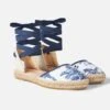 MC2 Saint Barth Flat Espadrillas With Toile De Jouy Print 2 MC2 Saint Barth Flat Espadrillas With Toile De Jouy Print -MC2 Saint Barth Shop toile jouy espadrillas woman 1