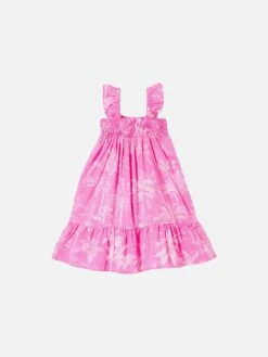 MC2 Saint Barth Girl Dress With Toile De Jouy Print