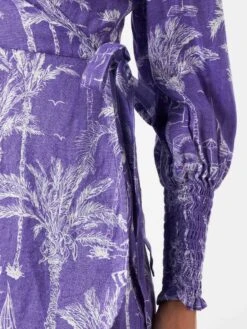 MC2 Saint Barth Linen Short Dress Brilly With Toile De Jouy Print -MC2 Saint Barth Shop toile jouy linen dress 3 3a80b6fa 5985 405a 8753 02f414ff6987