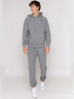 Grey Mélange Track Pants | Pantone® Special Edition 9 Grey Mélange Track Pants | Pantone® Special Edition -MC2 Saint Barth Shop total grey pantone