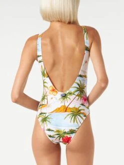 MC2 Saint Barth Woman One-piece Swimsuit With Tropical Print -MC2 Saint Barth Shop tropical onepiece swimsuit woman 2 08b29239 3f9a 4d57 a151 ba16c00b6508